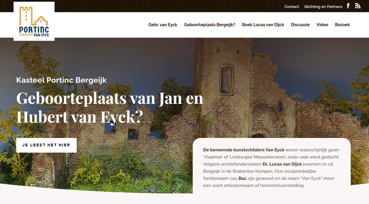 portincvaneyck Printscreen website Portinc Van Eyck